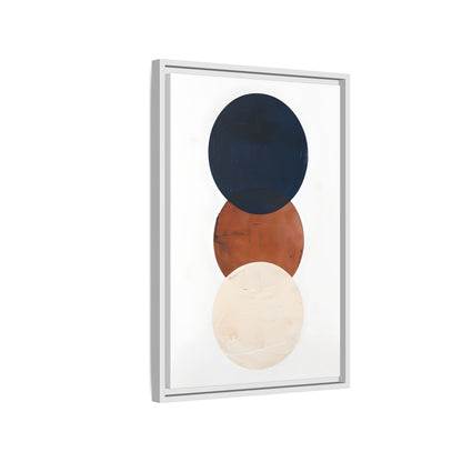 Textured Rounds Framed