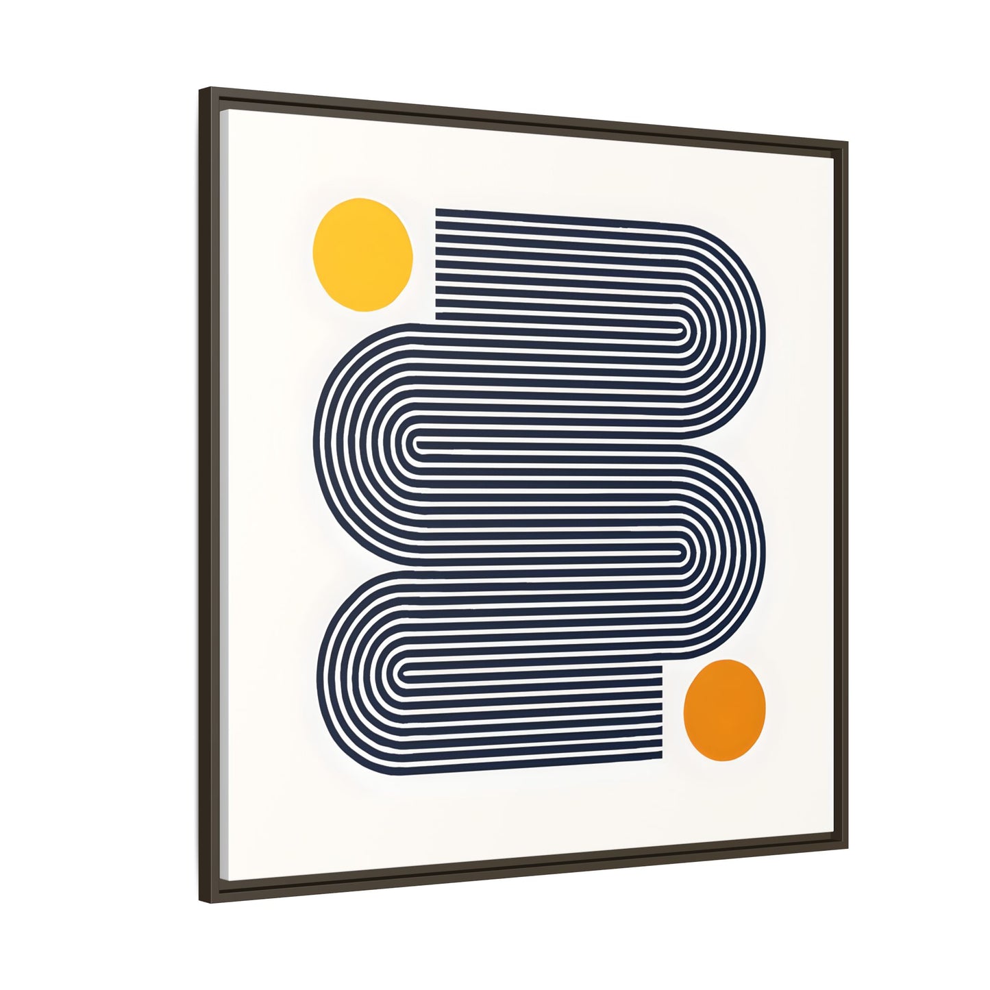 Orange Calm Framed