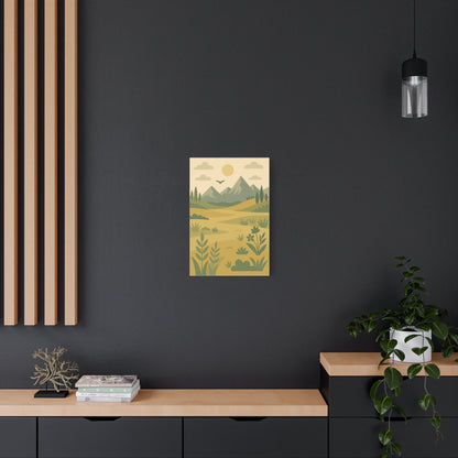 Mountain Valley Canvas Print
