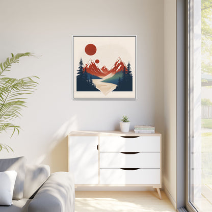 Red Mountain Serenity Framed