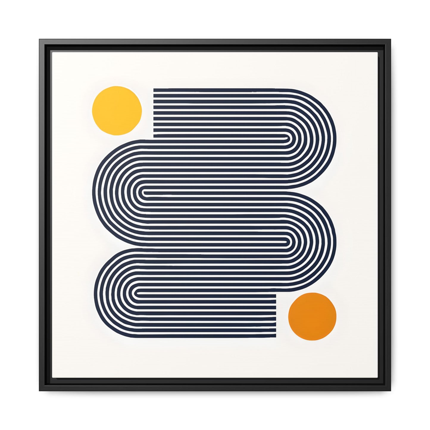 Orange Calm Framed