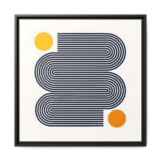 Orange Calm Framed