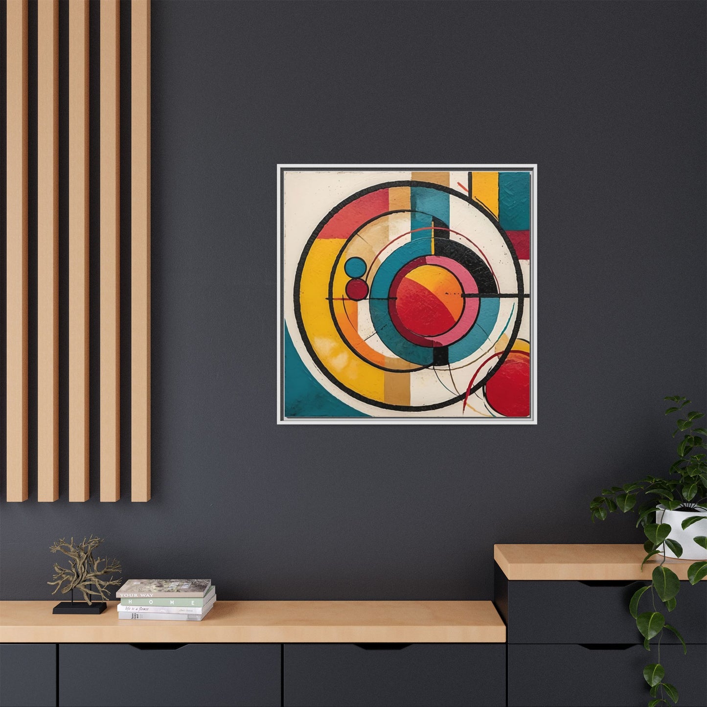 Canvas Artwork Circle Abstract