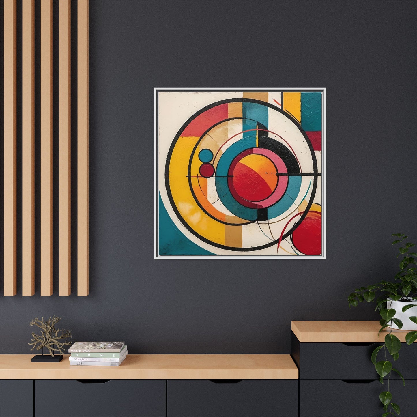 Canvas Artwork Circle Abstract