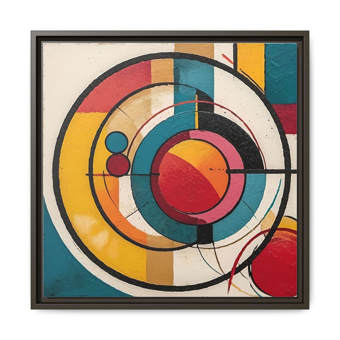 Canvas Artwork Circle Abstract