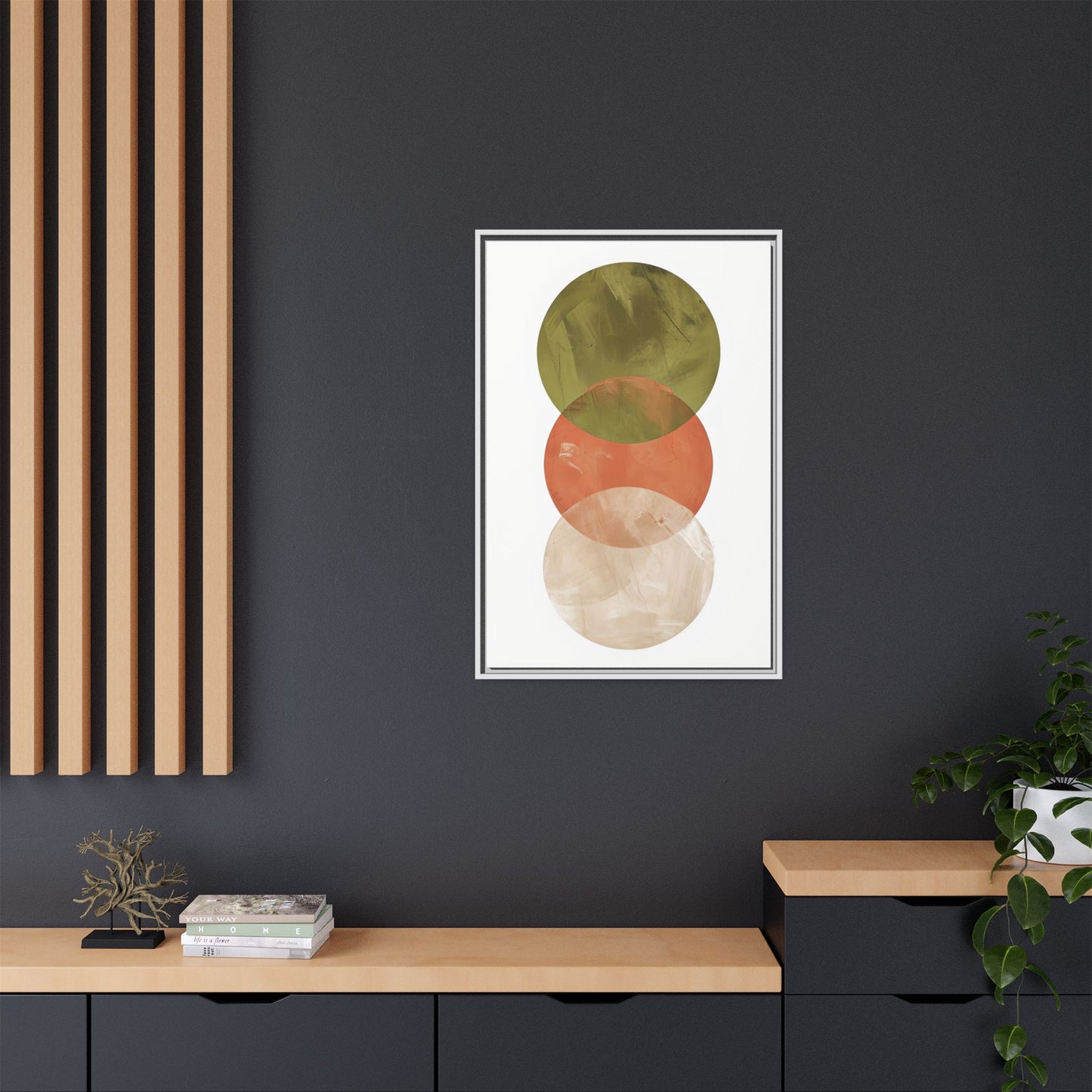 Layered Neutrals Framed