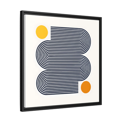 Orange Calm Framed