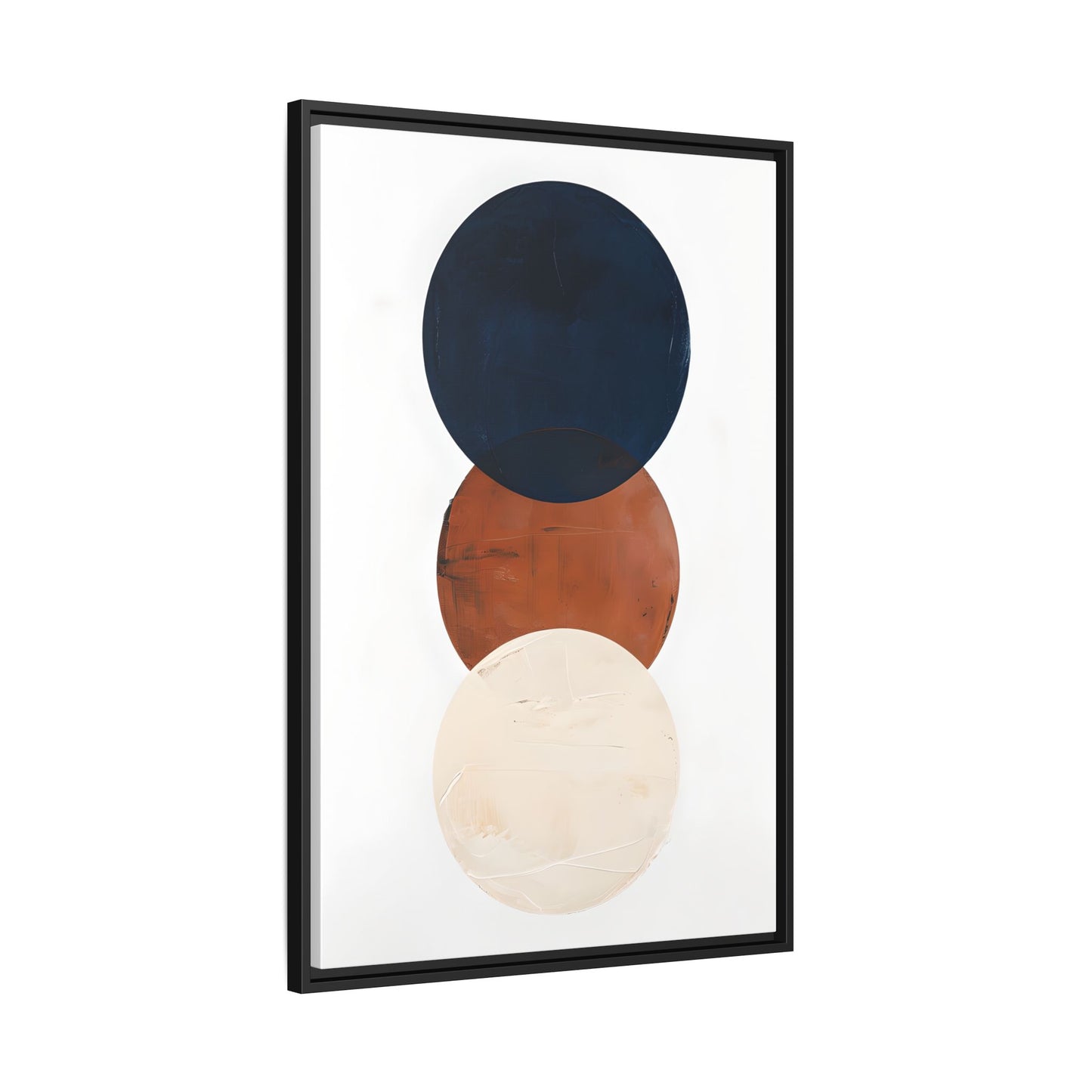 Textured Rounds Framed