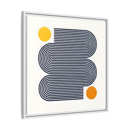 Orange Calm Framed