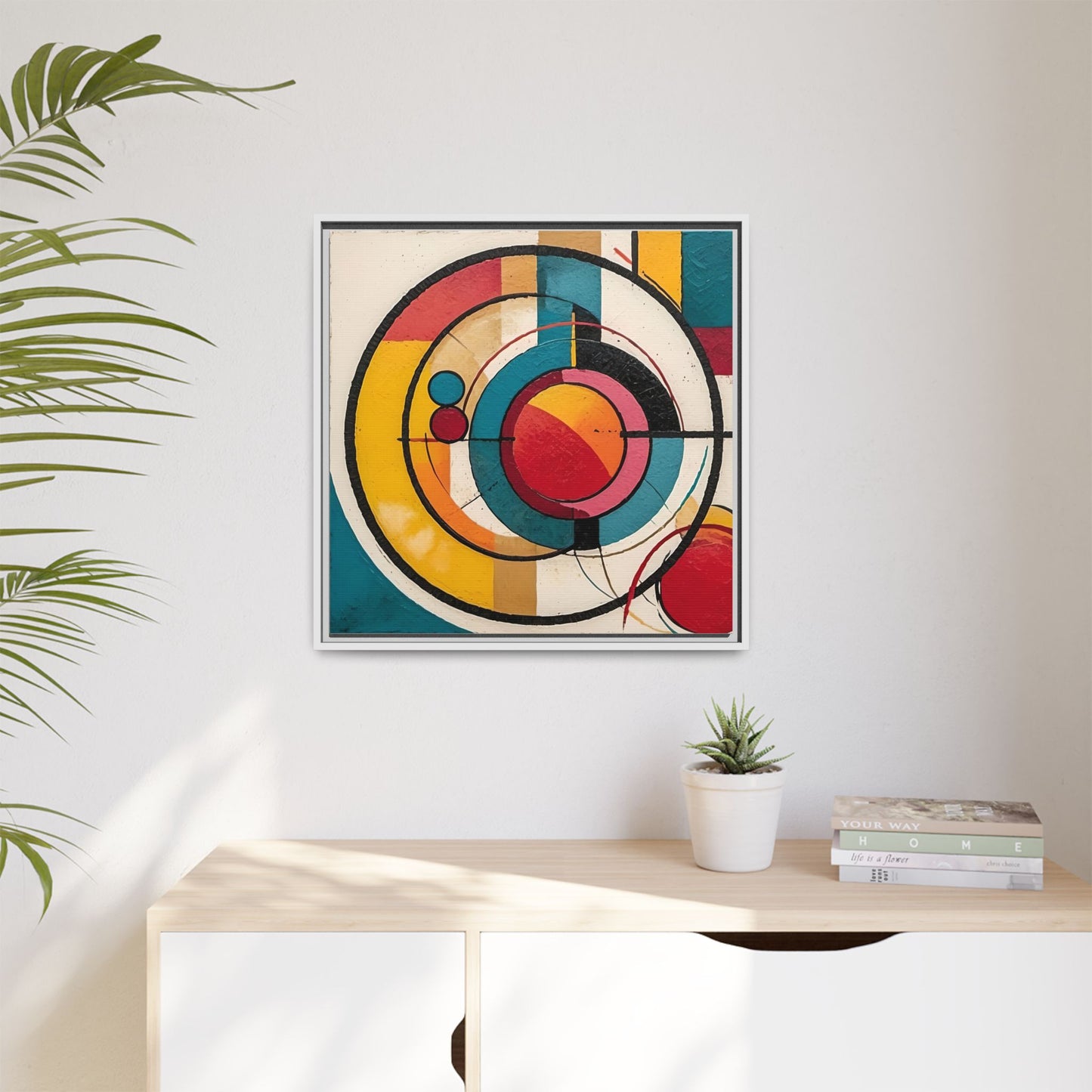 Canvas Artwork Circle Abstract