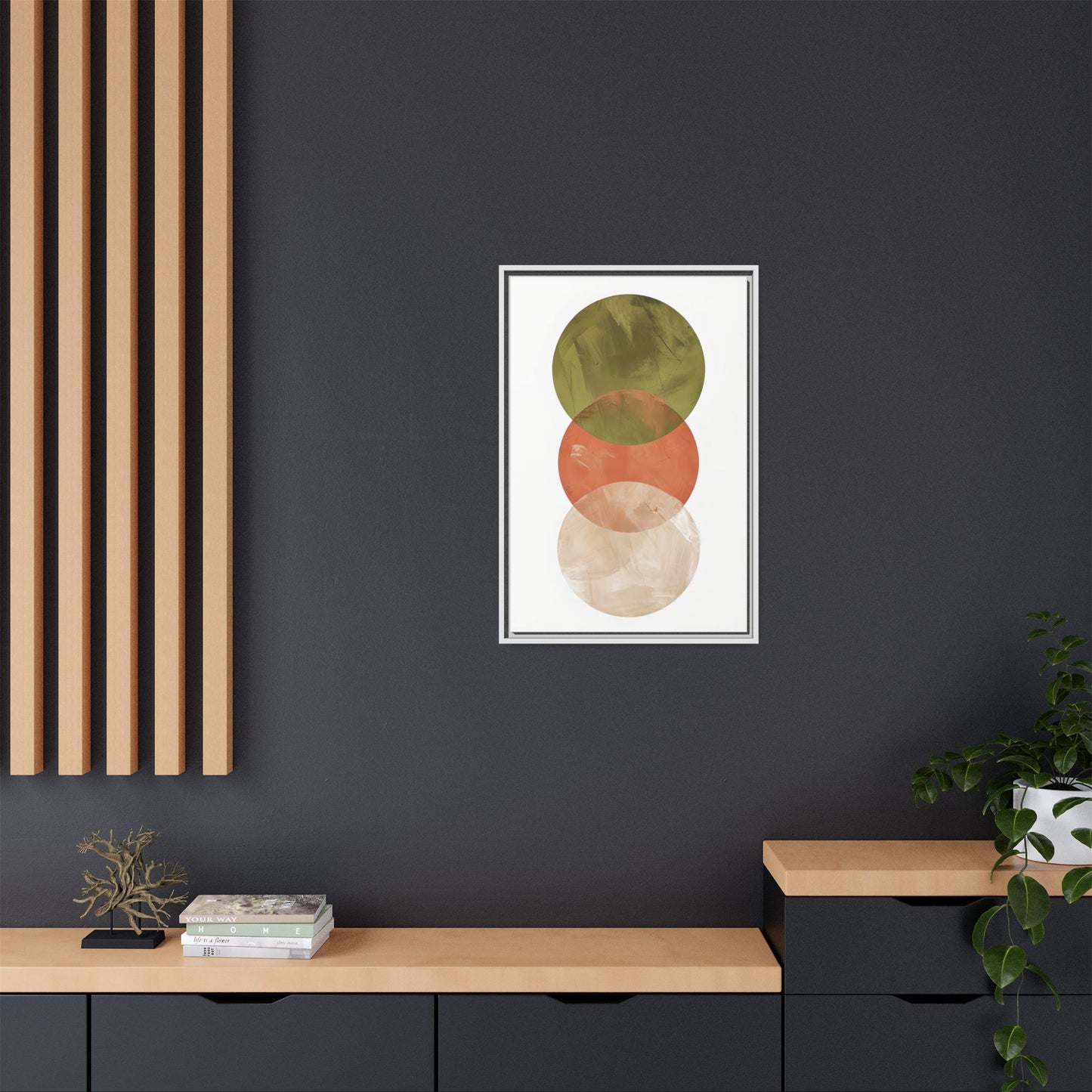 Layered Neutrals Framed