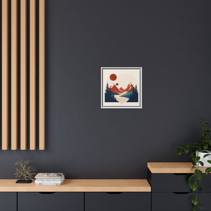 Red Mountain Serenity Framed