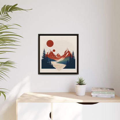 Red Mountain Serenity Framed