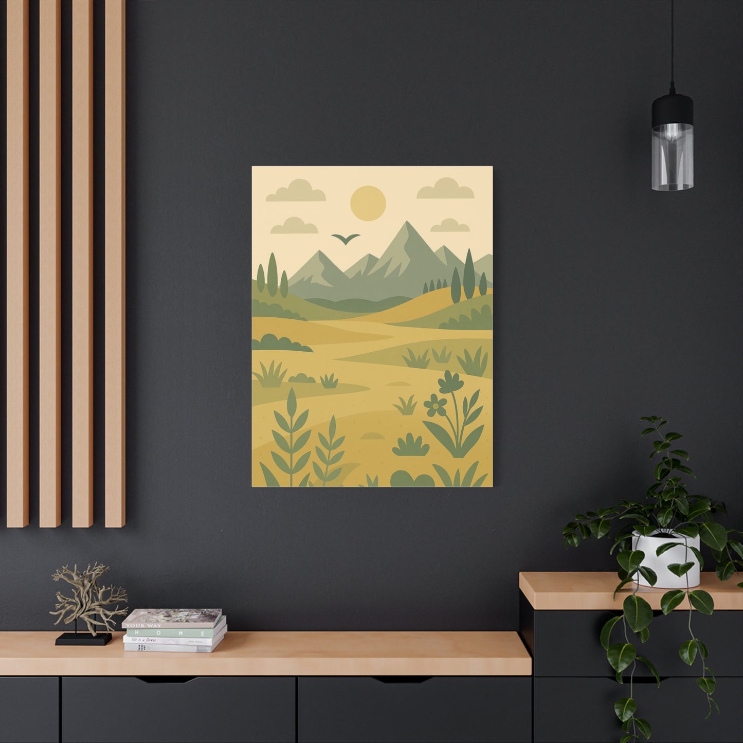 Mountain Valley Canvas Print