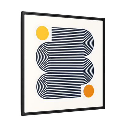 Orange Calm Framed