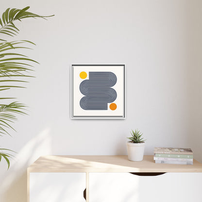 Orange Calm Framed