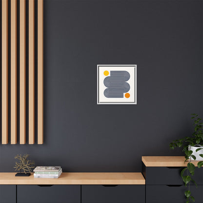 Orange Calm Framed