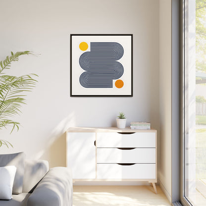 Orange Calm Framed