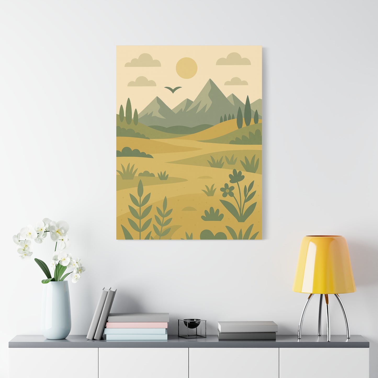 Mountain Valley Canvas Print