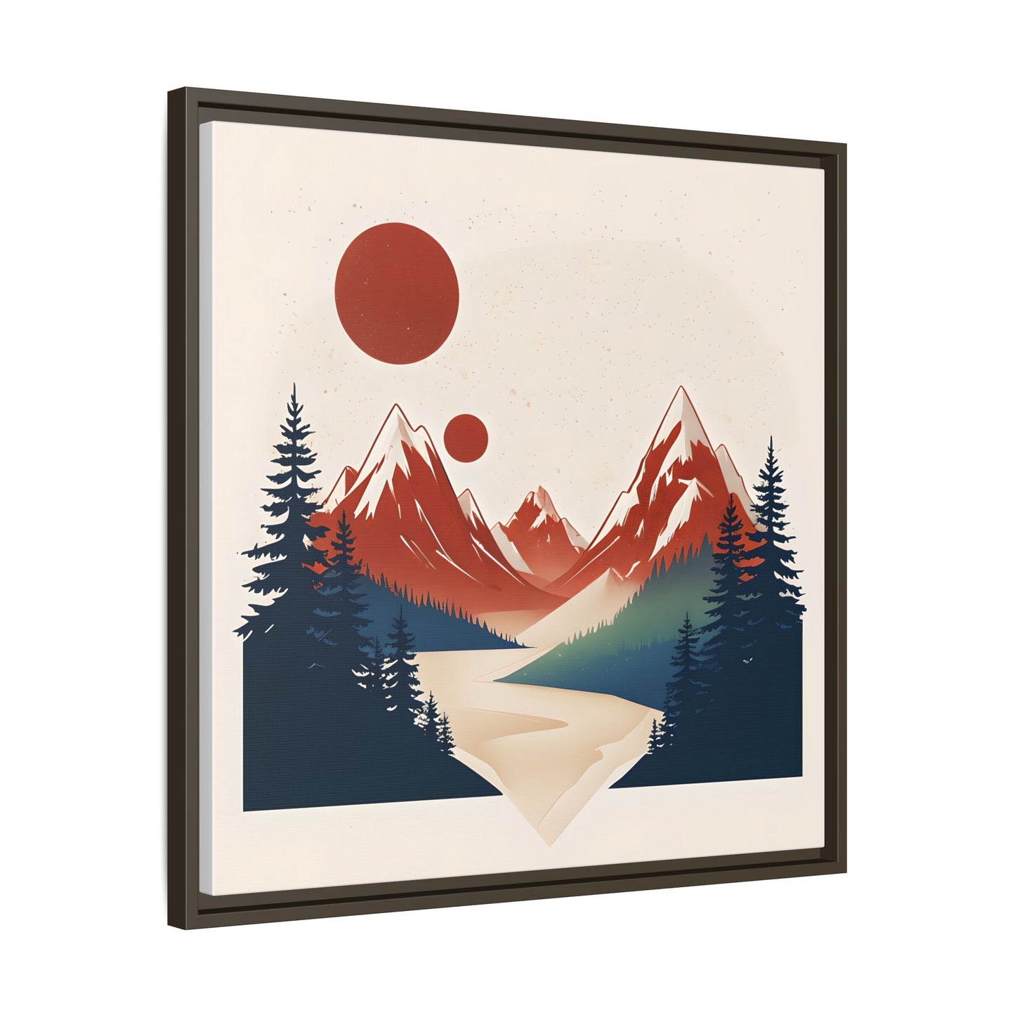 Red Mountain Serenity Framed