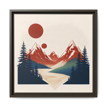 Red Mountain Serenity Framed