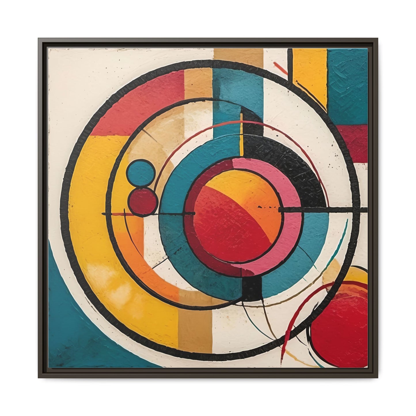 Canvas Artwork Circle Abstract