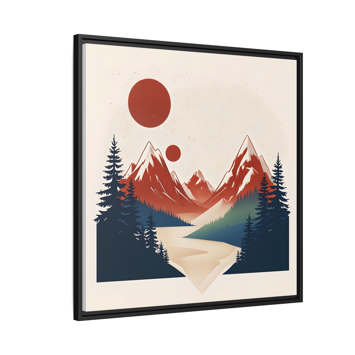 Red Mountain Serenity Framed