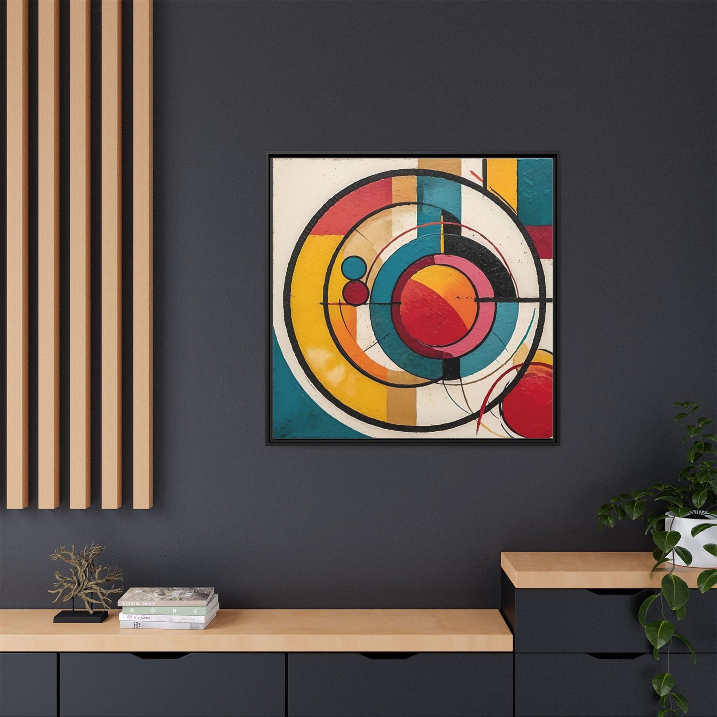 Canvas Artwork Circle Abstract