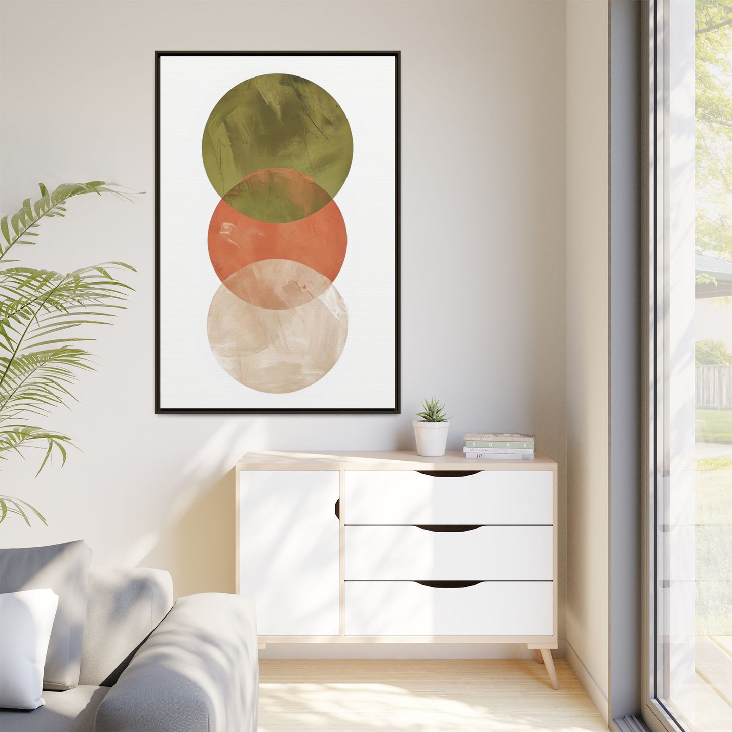 Layered Neutrals Framed