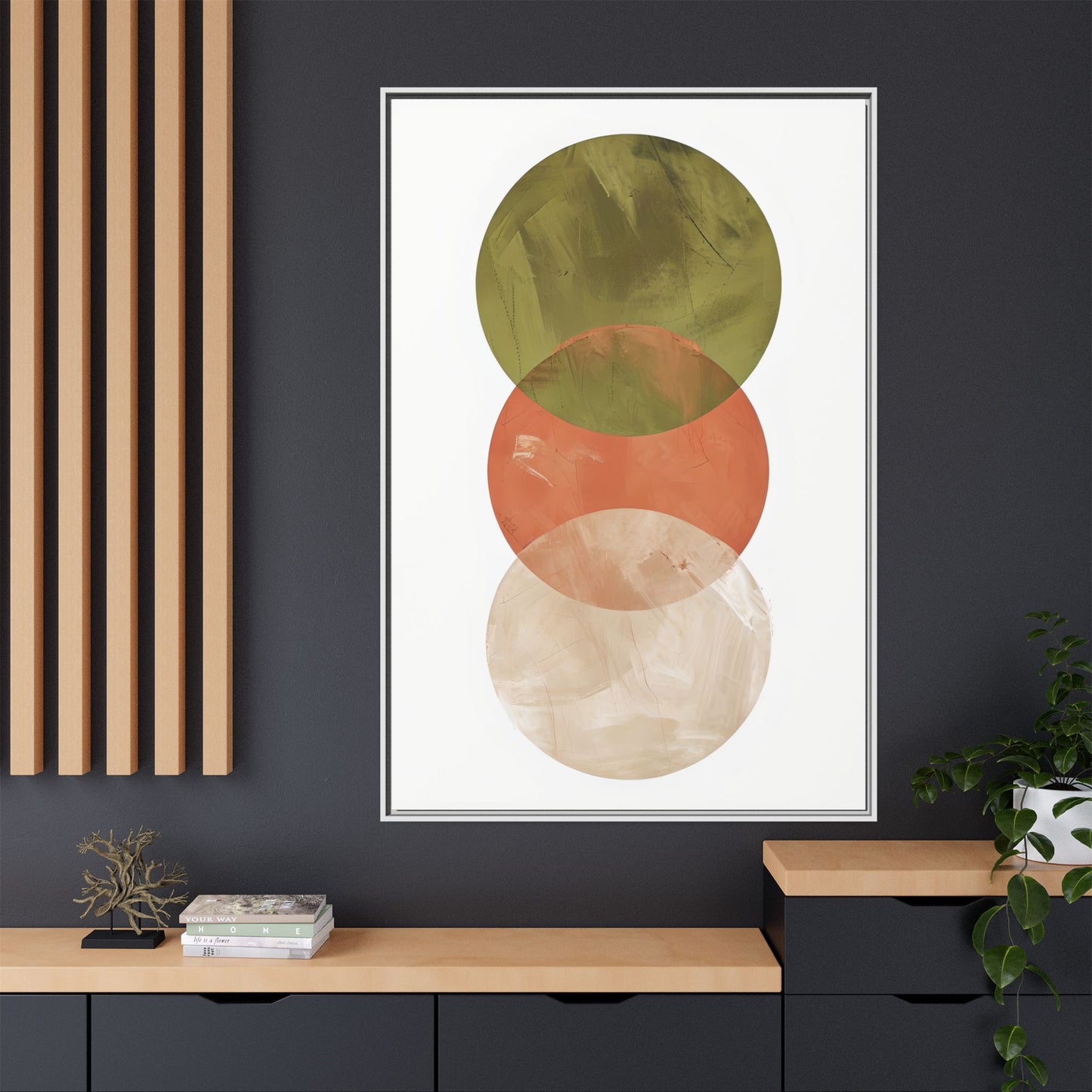 Layered Neutrals Framed
