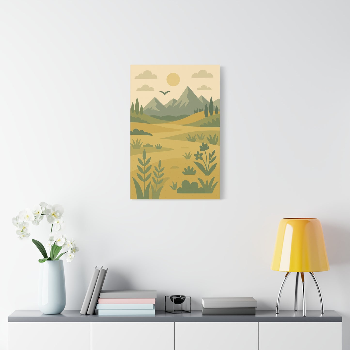 Mountain Valley Canvas Print
