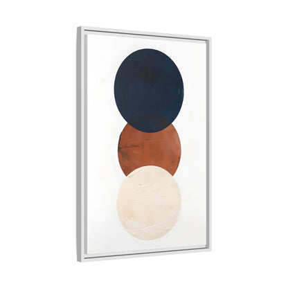 Textured Rounds Framed