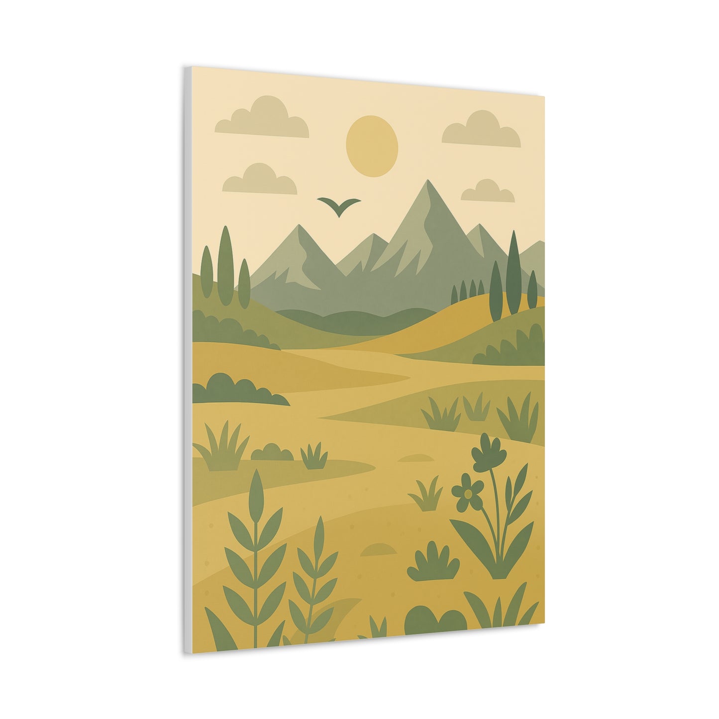 Mountain Valley Canvas Print
