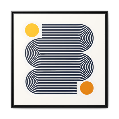 Orange Calm Framed