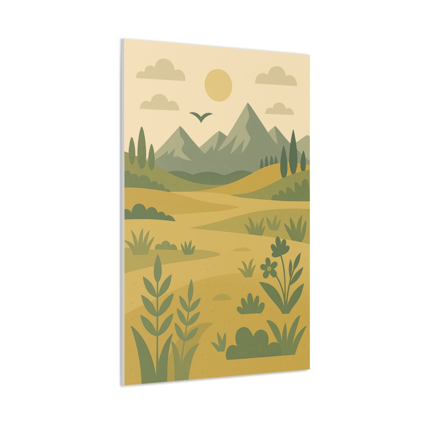 Mountain Valley Canvas Print