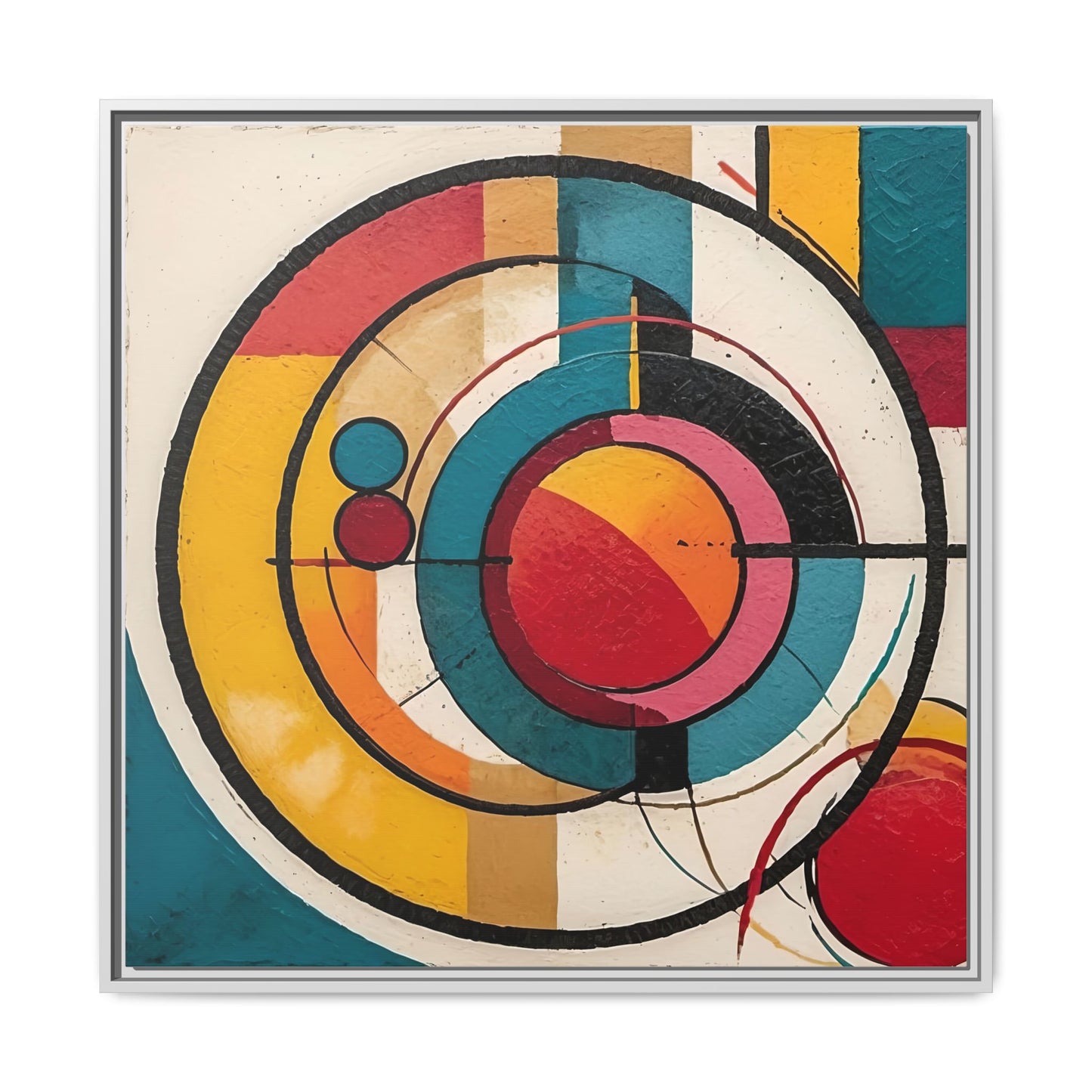 Canvas Artwork Circle Abstract