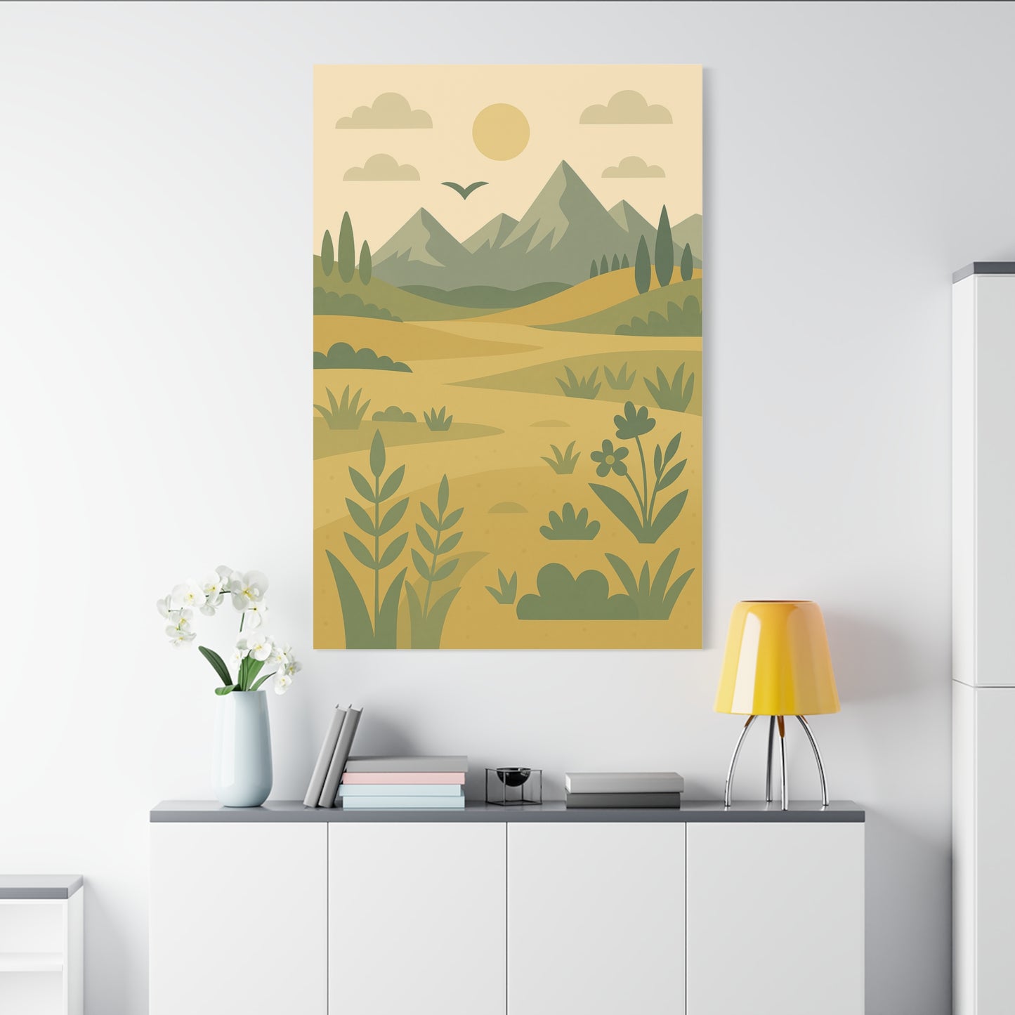 Mountain Valley Canvas Print