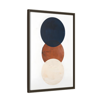 Textured Rounds Framed
