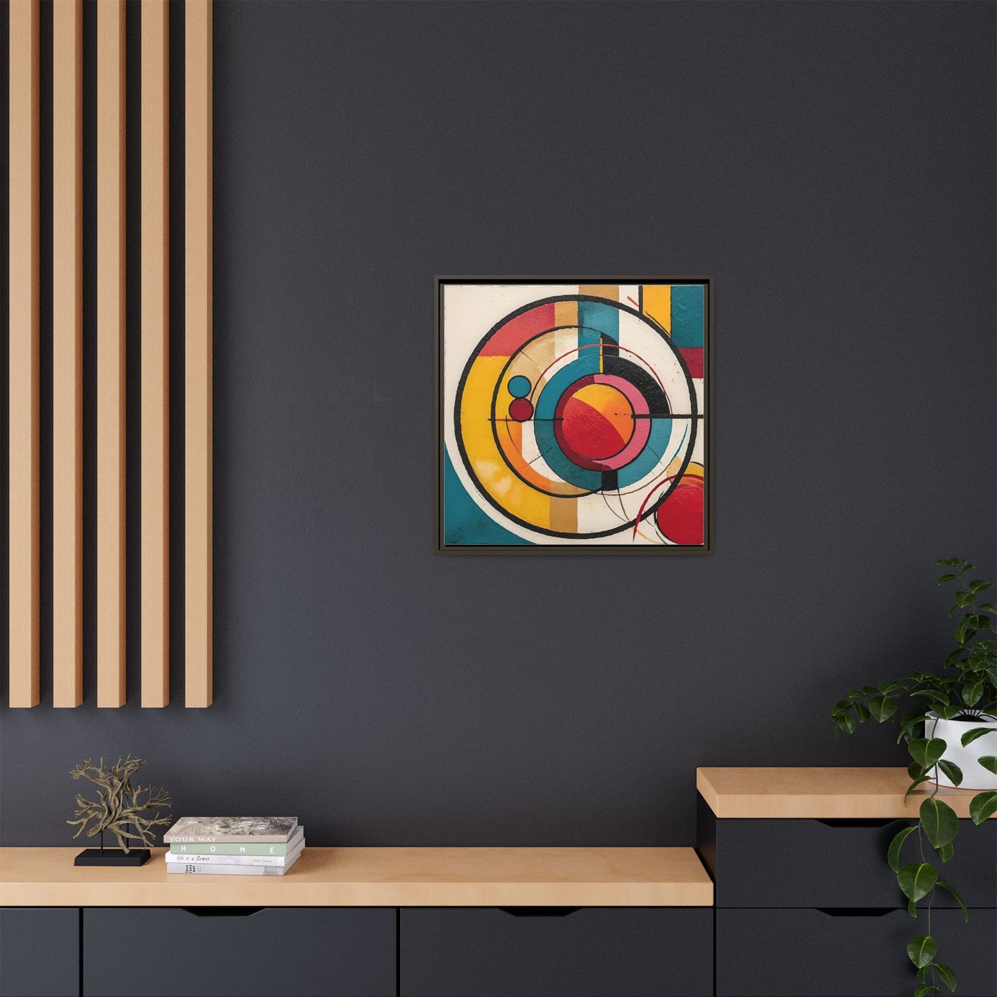 Canvas Artwork Circle Abstract