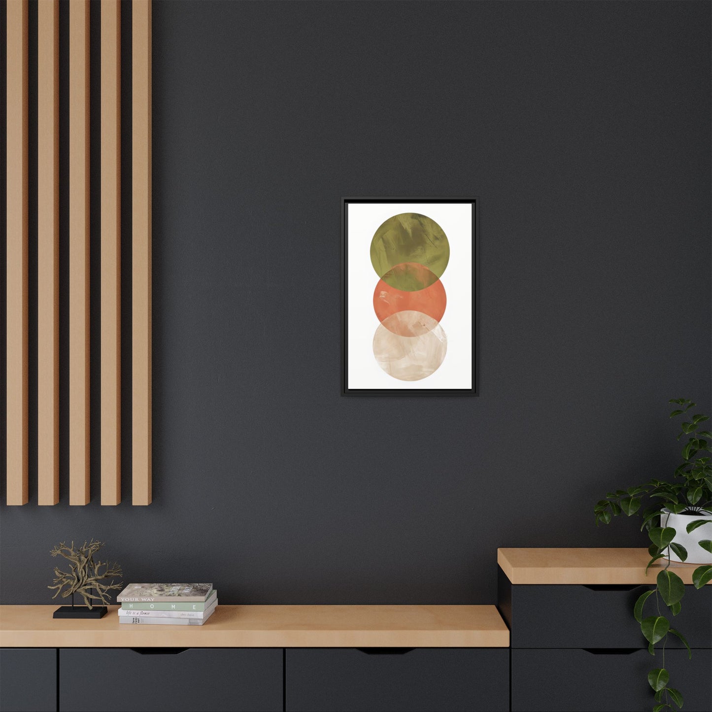 Layered Neutrals Framed