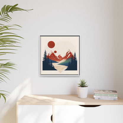 Red Mountain Serenity Framed