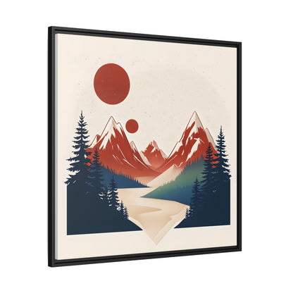 Red Mountain Serenity Framed