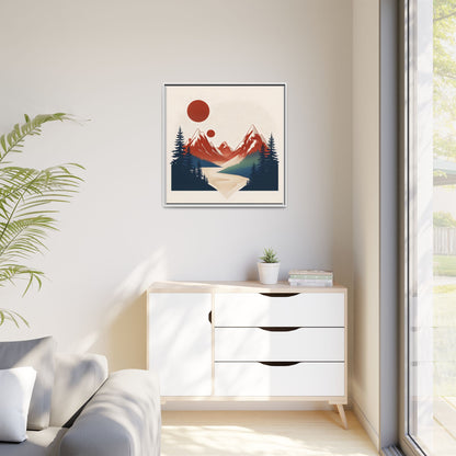 Red Mountain Serenity Framed