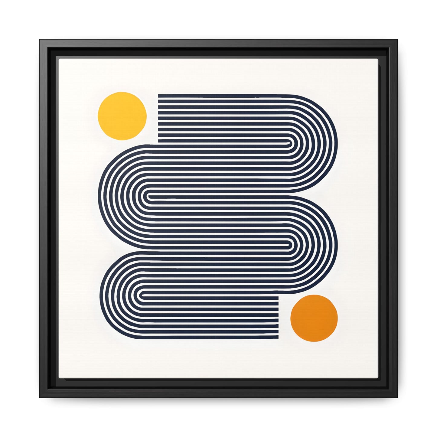 Orange Calm Framed