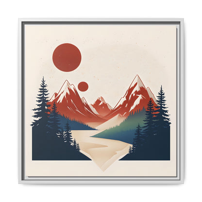 Red Mountain Serenity Framed