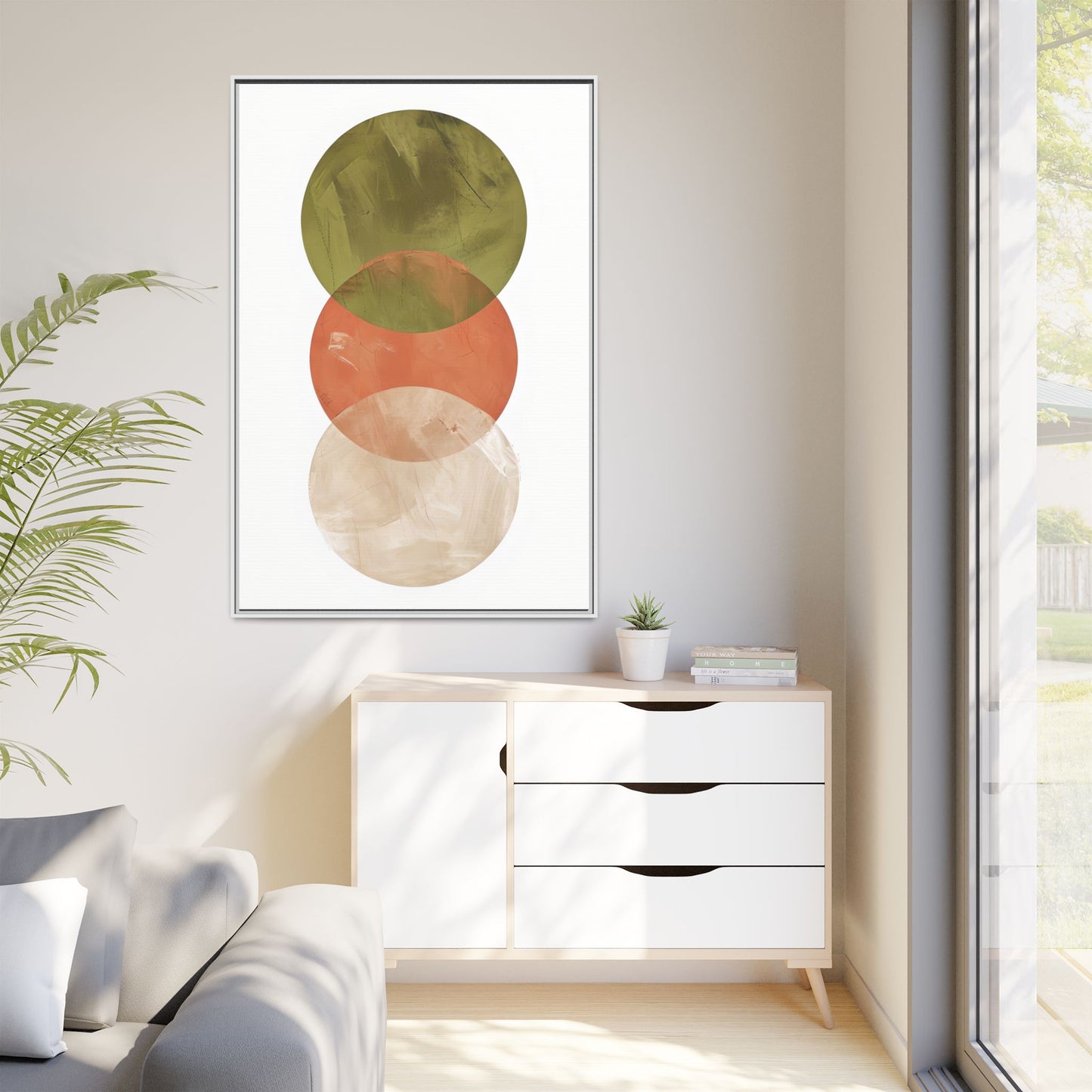 Layered Neutrals Framed