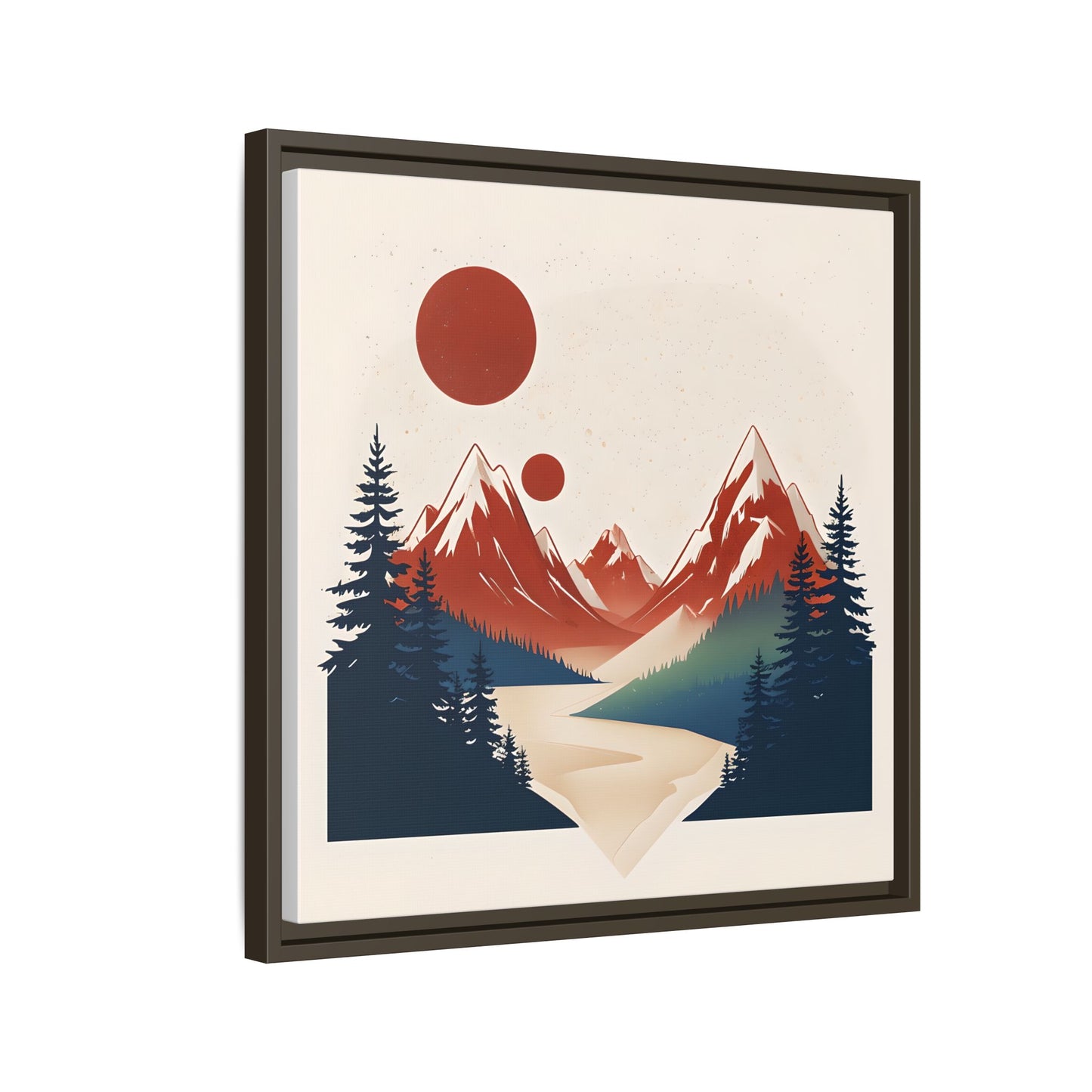 Red Mountain Serenity Framed