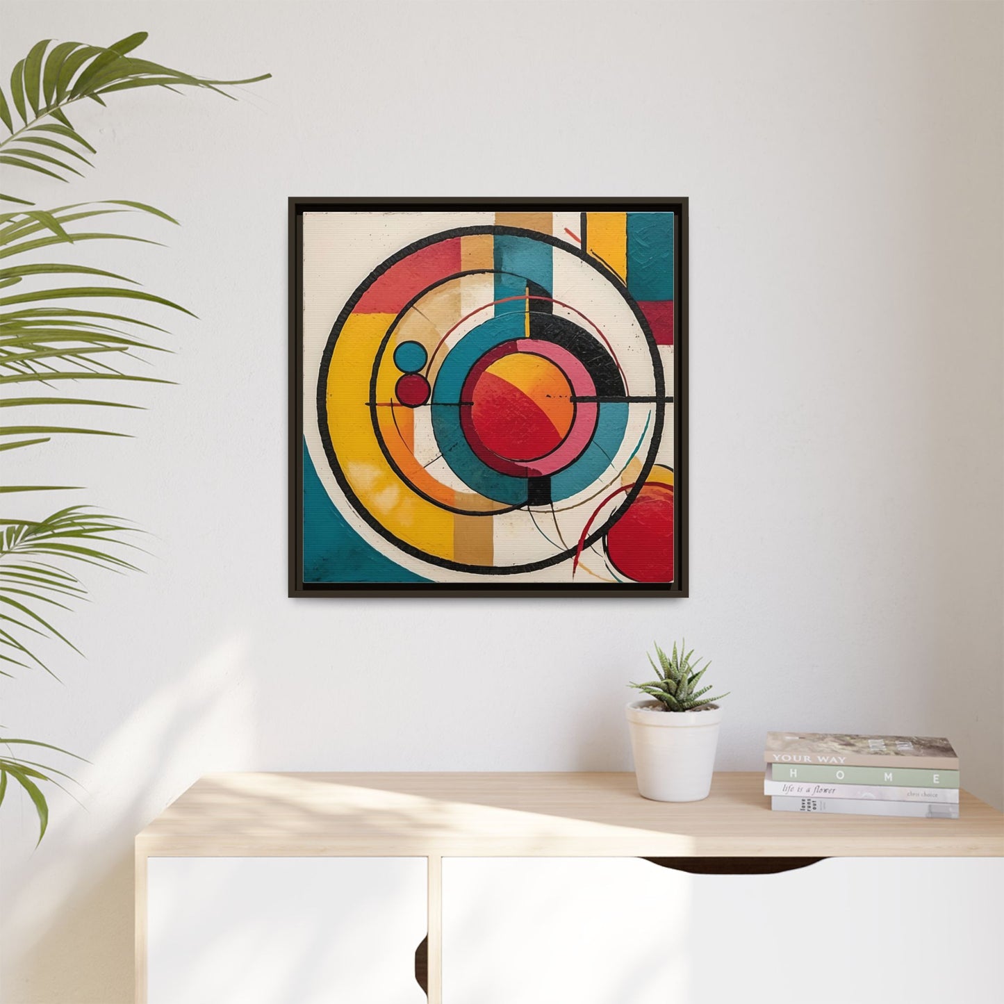 Canvas Artwork Circle Abstract
