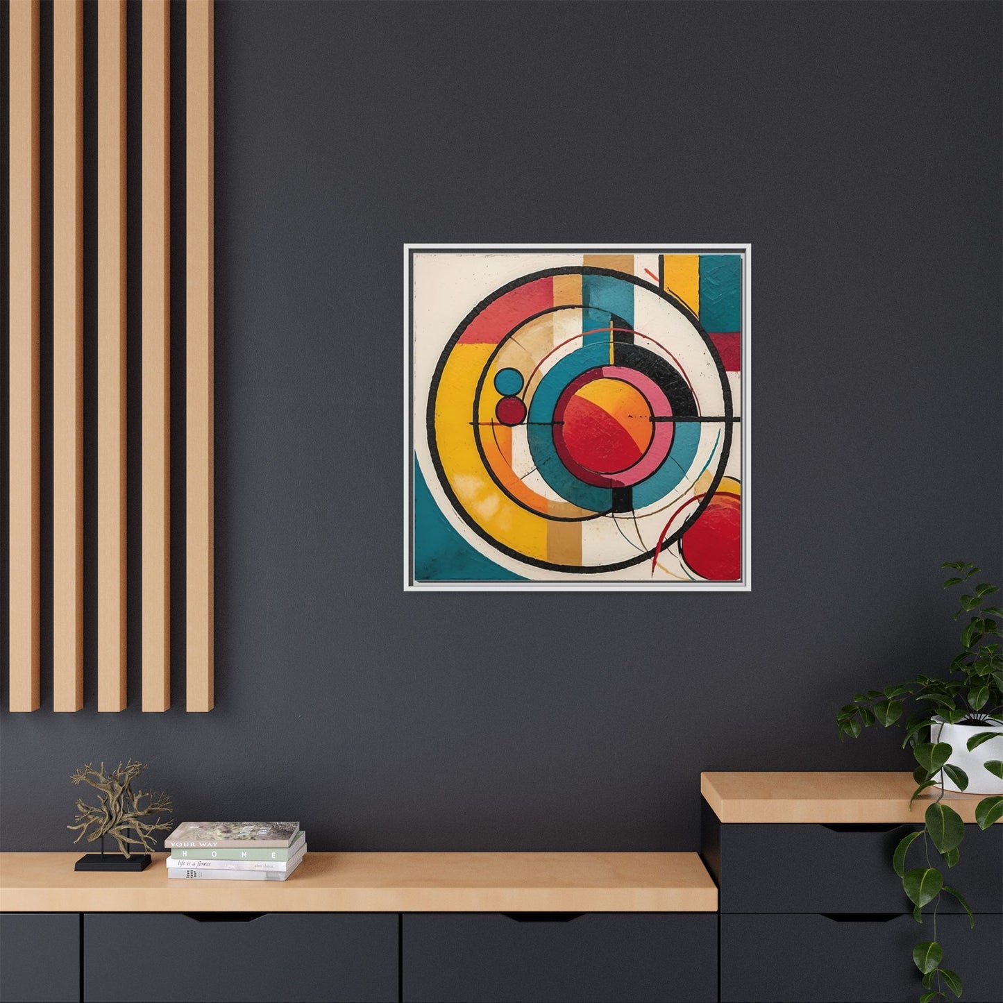 Canvas Artwork Circle Abstract