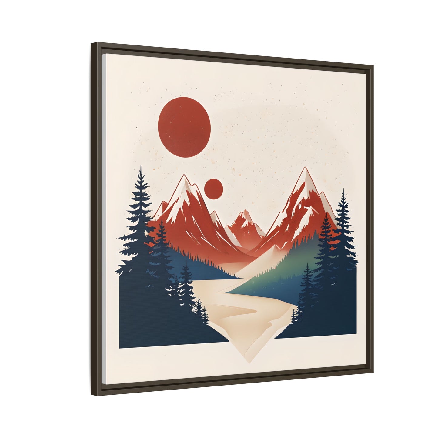 Red Mountain Serenity Framed